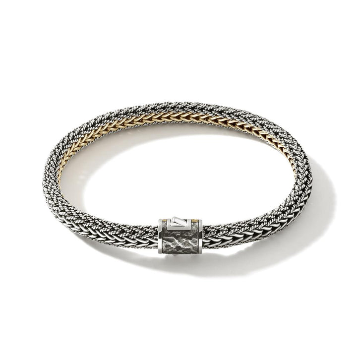 Icon Bracelet, Gold, Sterling Silver, 7MM