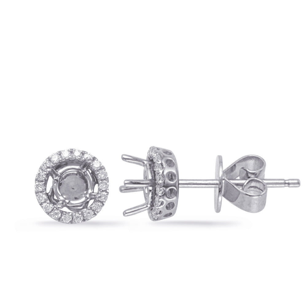 Four Prong Earring Jackets For 1.5ct Tw
