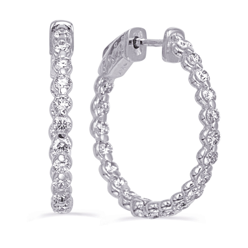 Securehinge Share Prong Earring  1 Inch