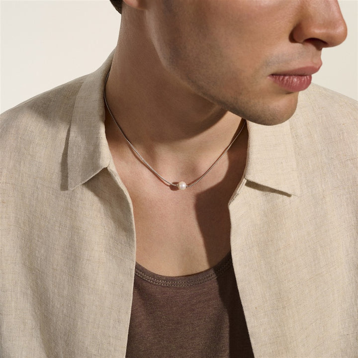 JH Essential Pearl Necklace, Sterling Silver, 1.8MM