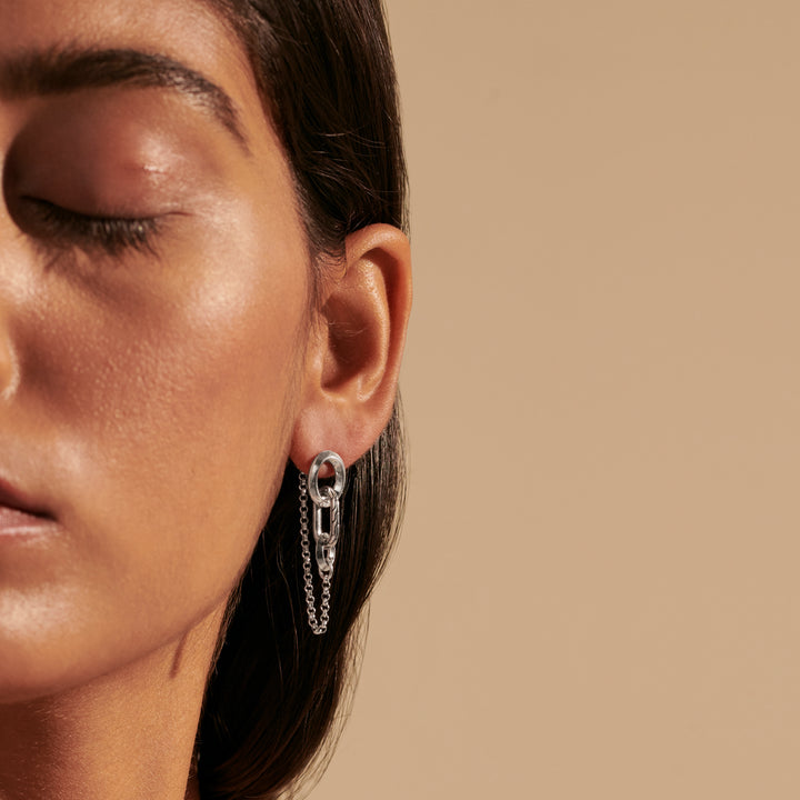 Remix Drop Link Earring