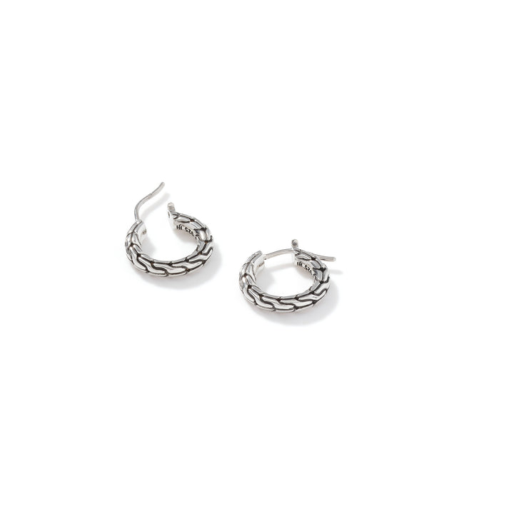 Carved Chain Extra Small Hoop Earring