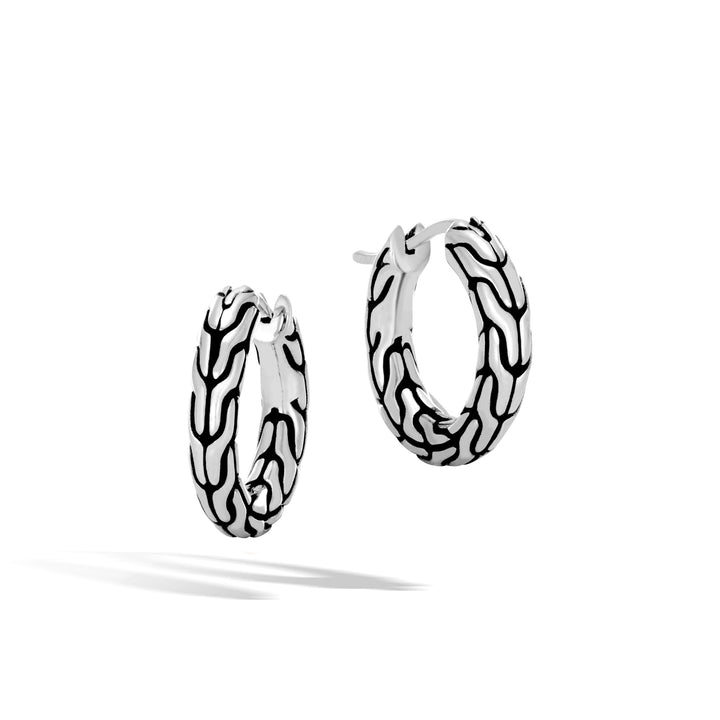 Carved Chain Extra Small Hoop Earring