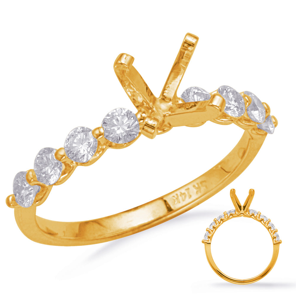 Yelllow Gold Engagement Ring
