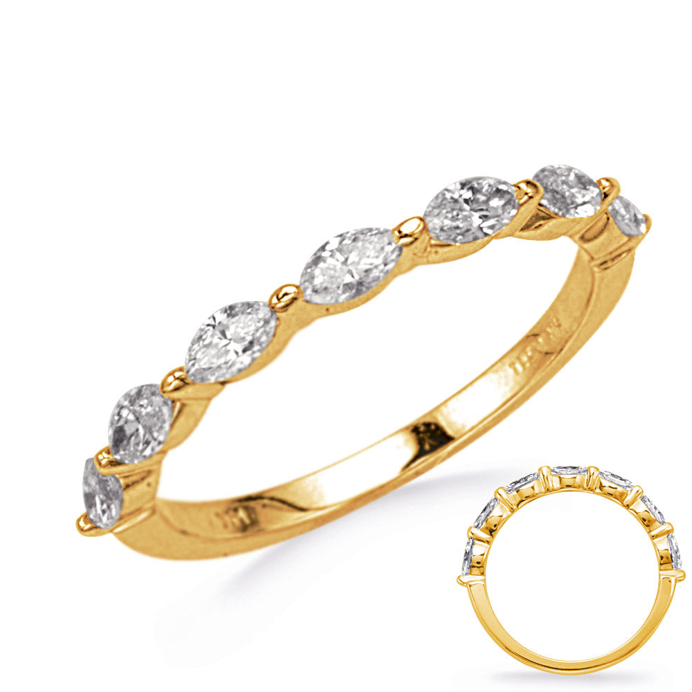 Yellow Gold Diamod Marquise Band