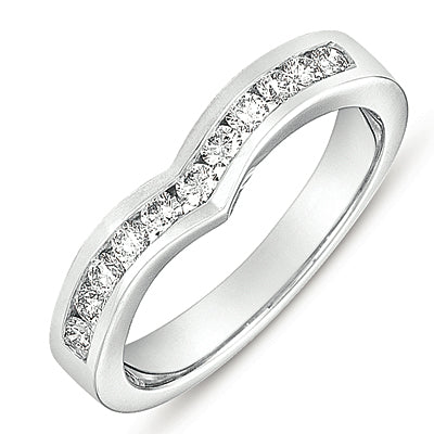 White Gold Matching Band