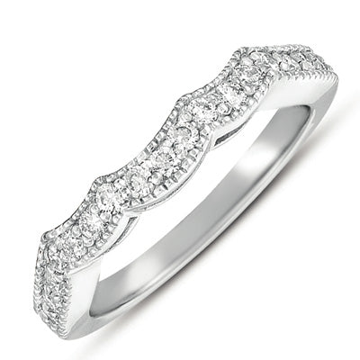 White Gold Matching Band