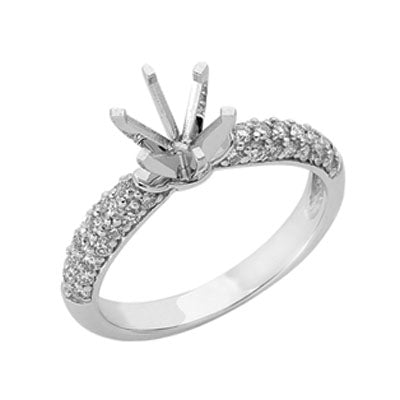 White Gold Engagement Ring