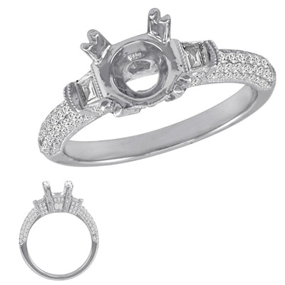 White Gold Engagement Ring