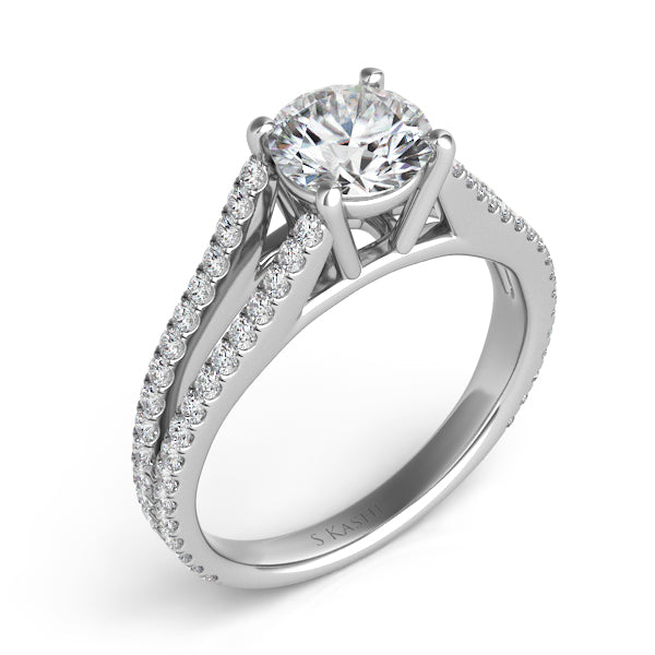White Gold Engagement Ring