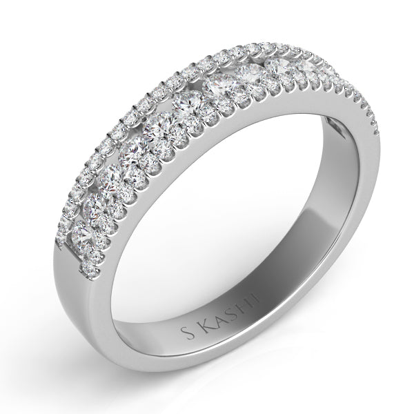 White Gold Matching Band
