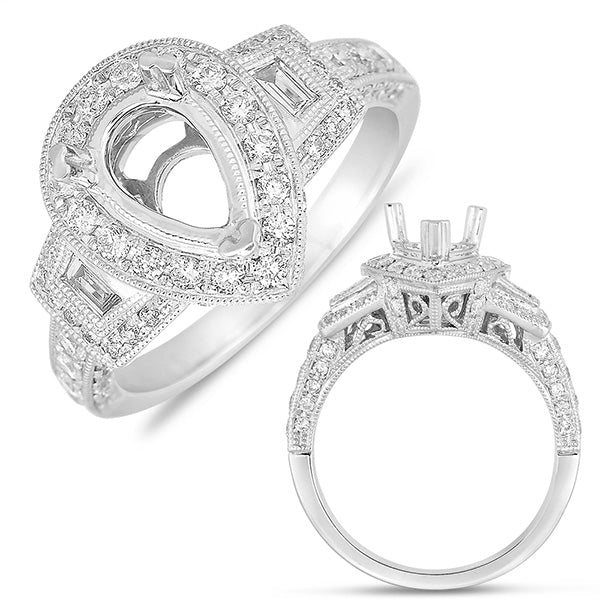 White Gold Engagement Ring