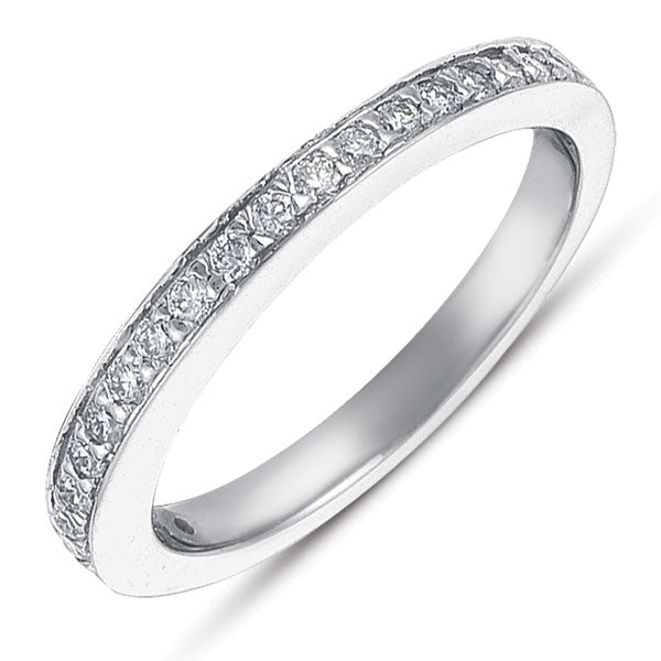 White Gold Wedding Band