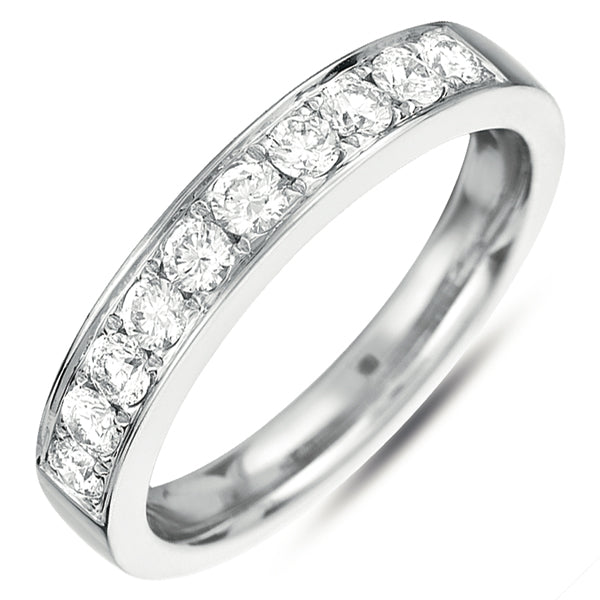 White Gold Pave Band