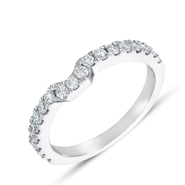 White Gold Matching Band