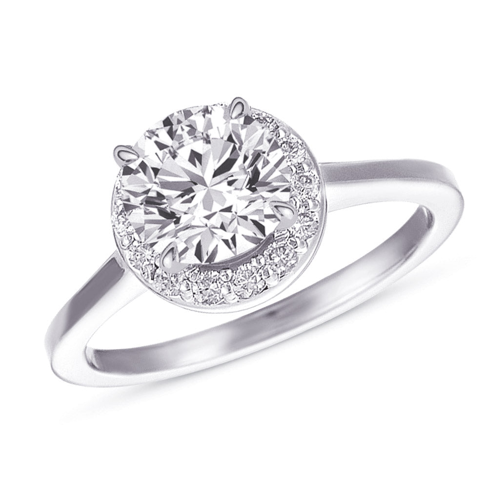 White Gold Engagement Ring
