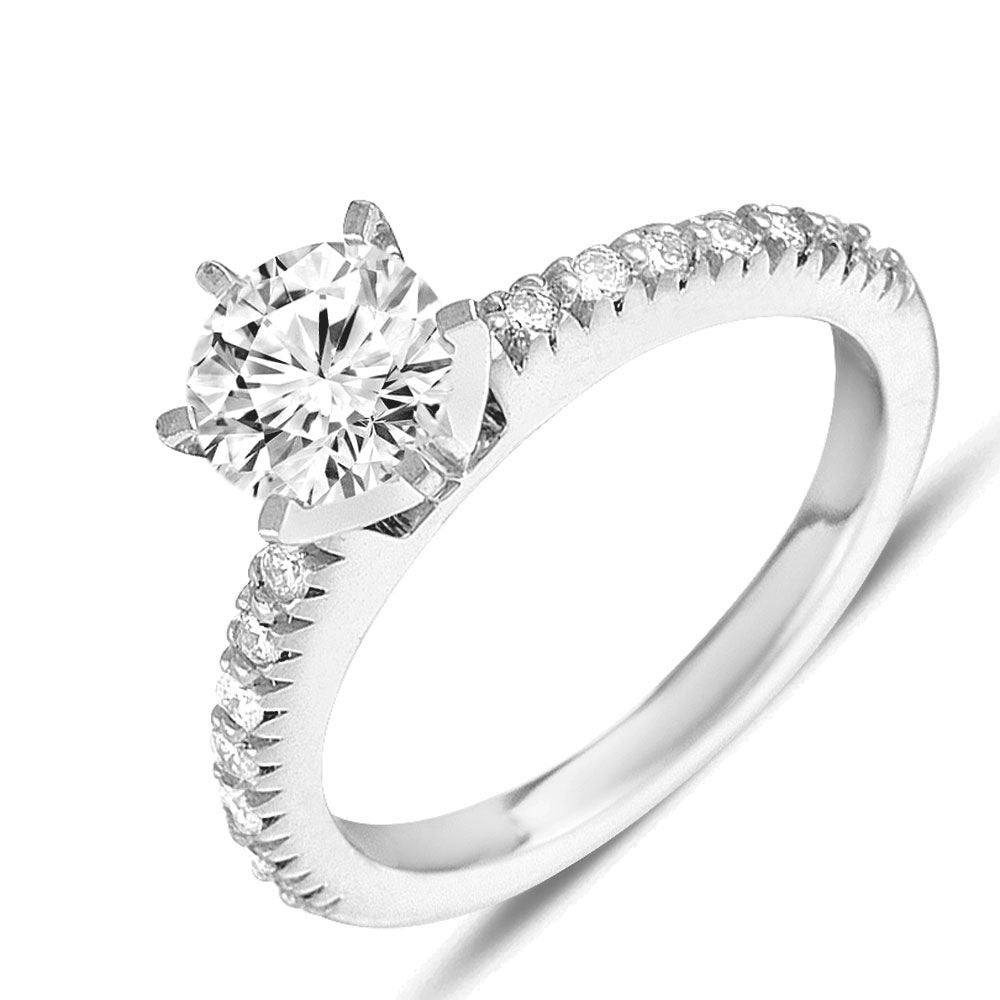 White Gold Engagement Ring