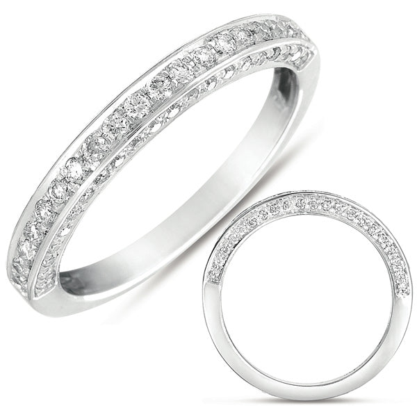 White Gold Matching Band