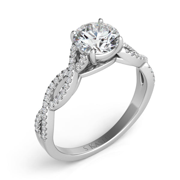 White Gold Engagement Ring