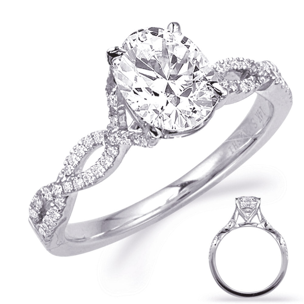White Gold Engagement Ring