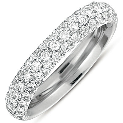 White Gold Pave Band