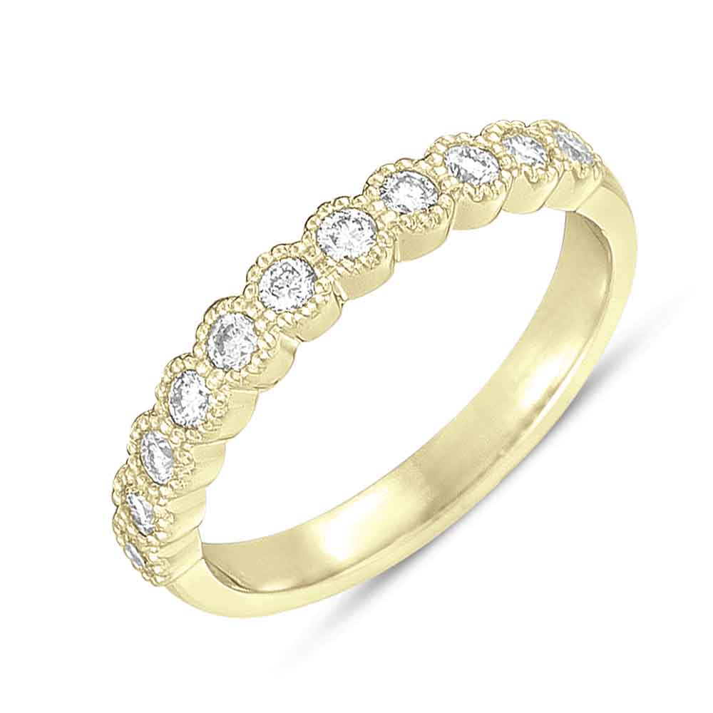 Yellow Gold Diamond Band