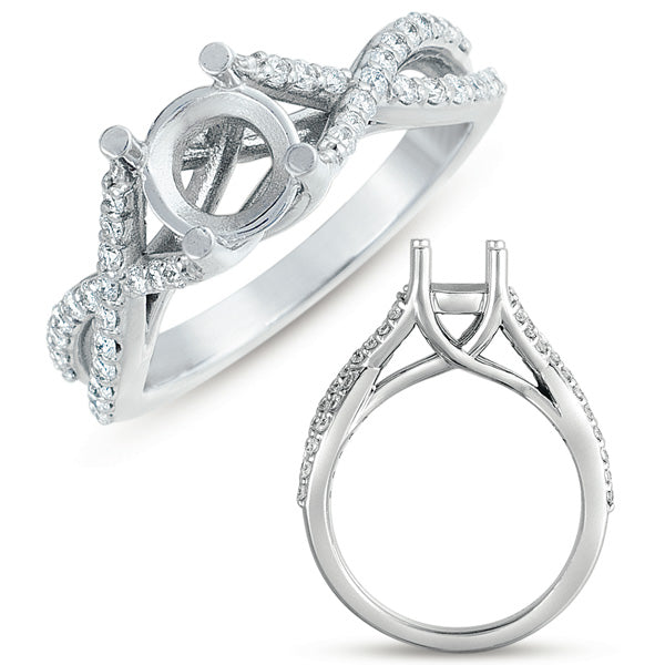 White Gold Semi Mounting