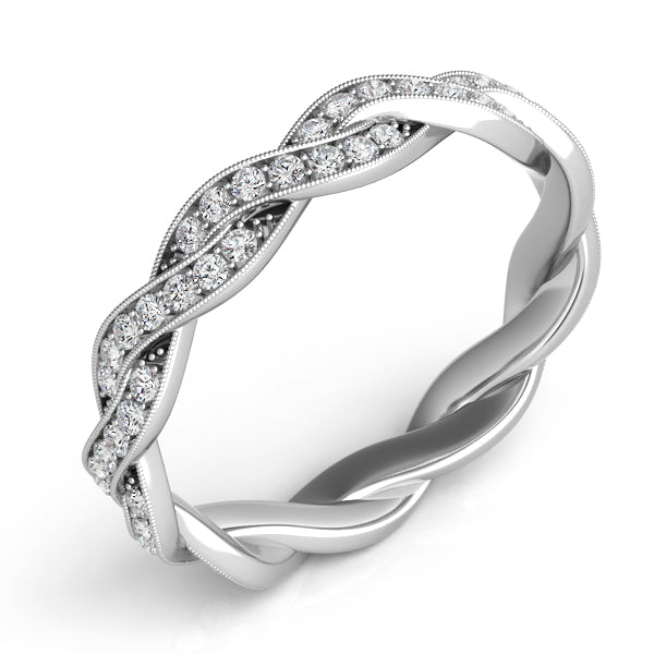 White Gold Matching Band