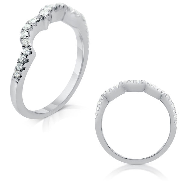 White Gold Matching Band