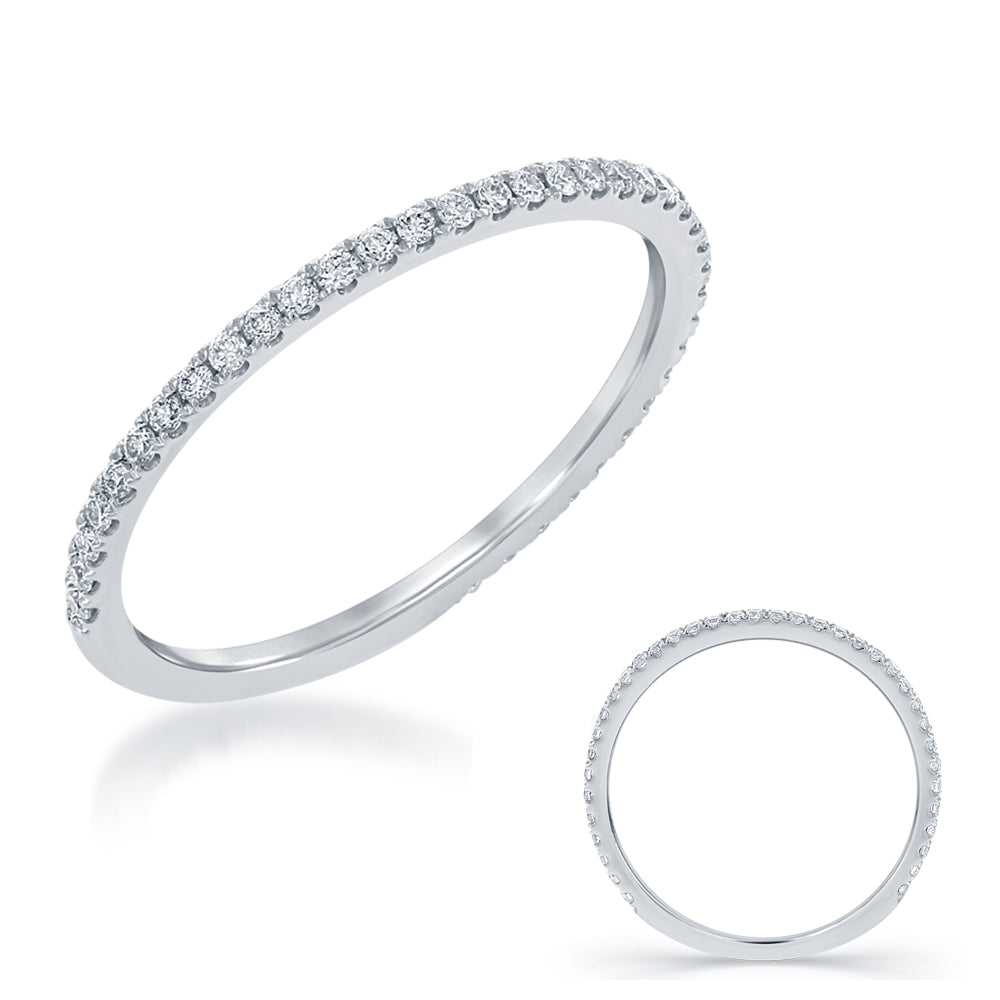 White Gold Wedding Band
