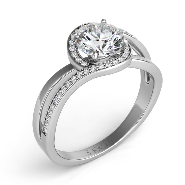 White Gold Engagement Ring