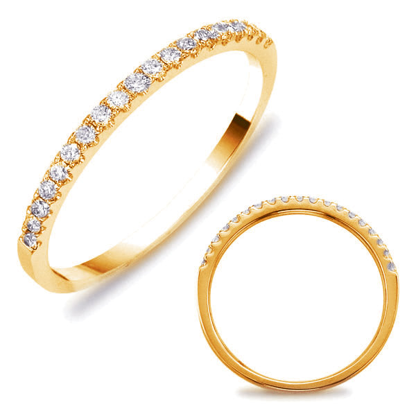 Yellow Gold Diamond Band