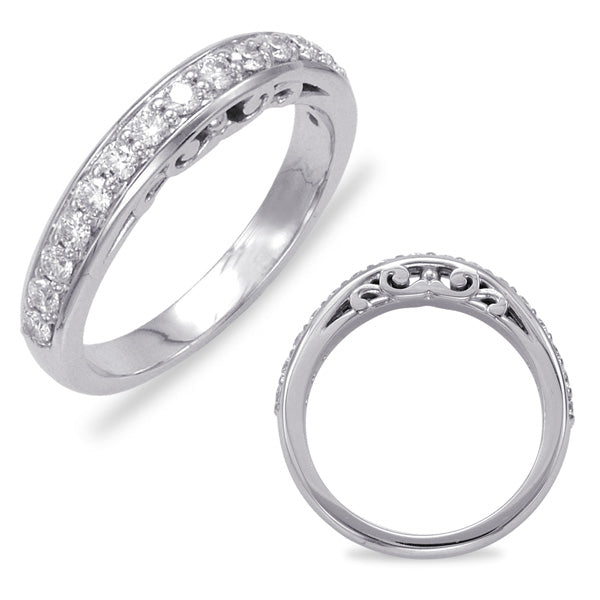 White Gold Wedding Band