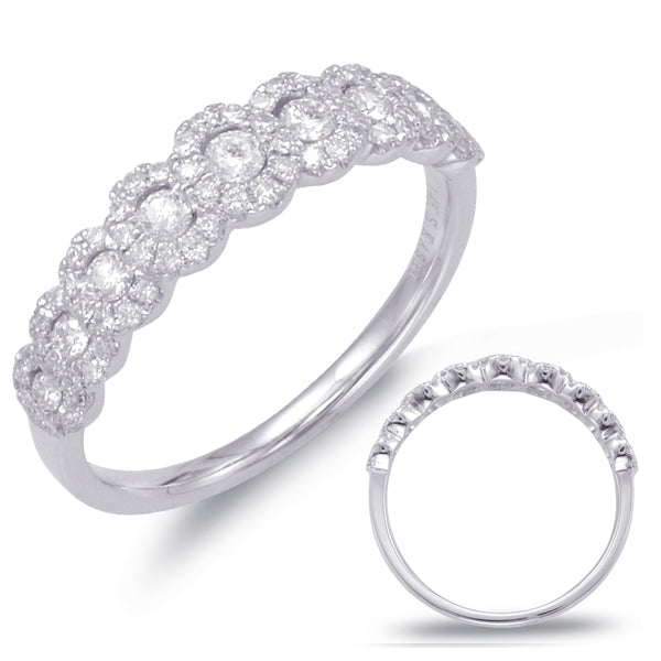 White Gold Wedding Band