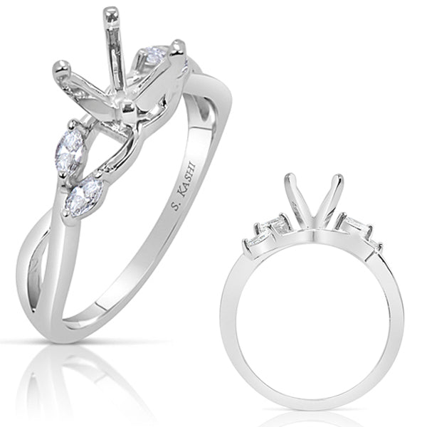 White Gold Engagement Ring