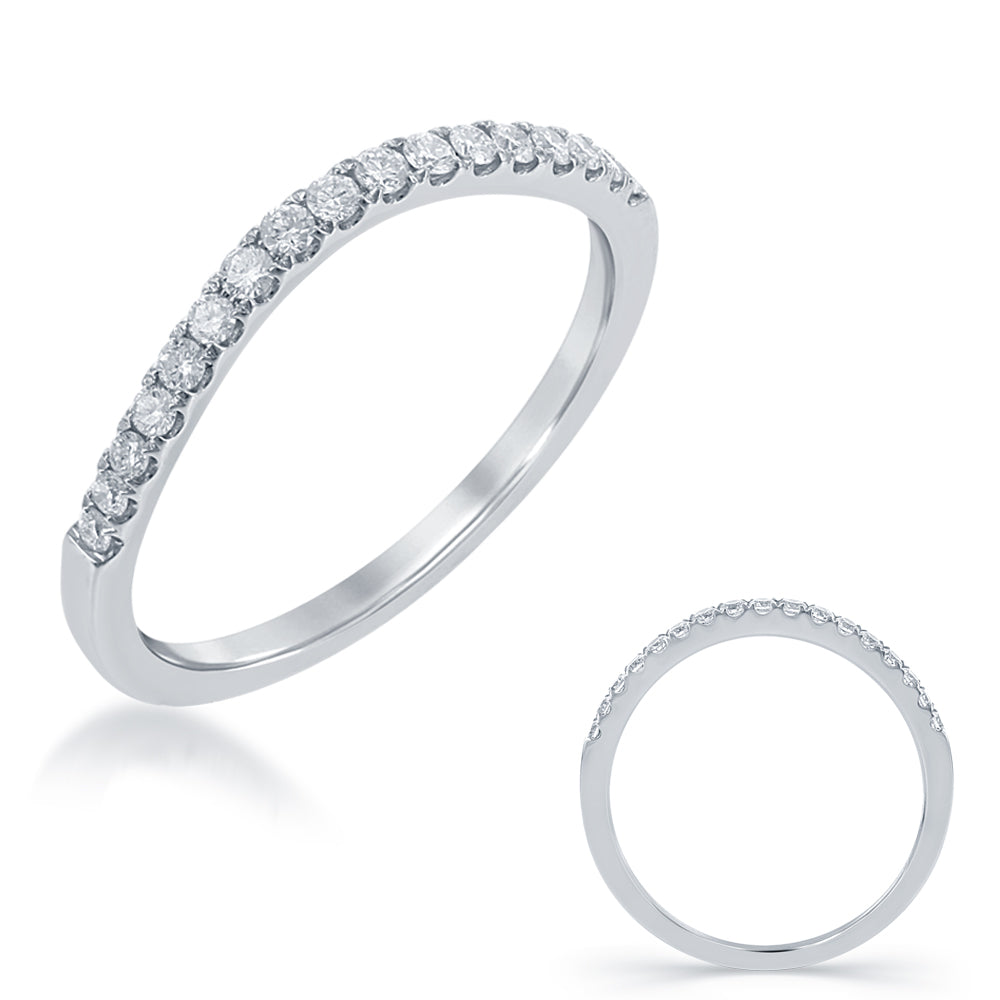 White Gold Wedding Band