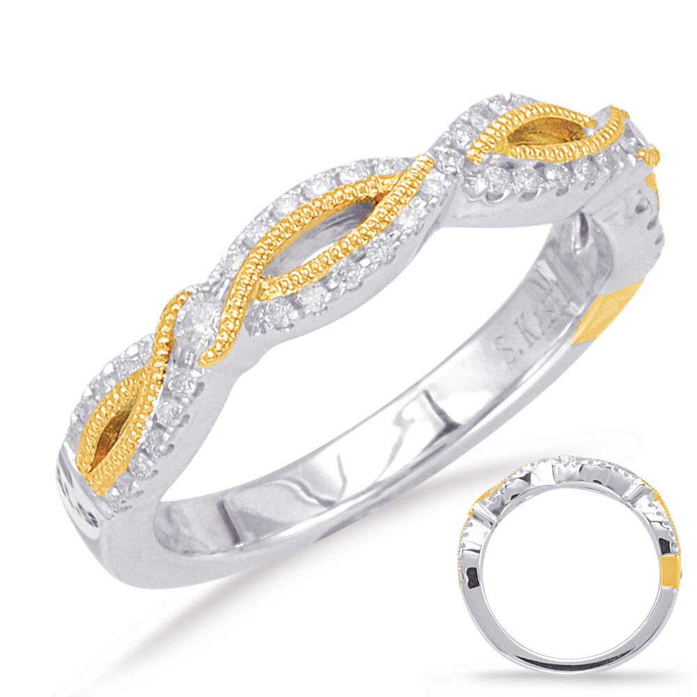 Yellow & White Gold Matching Band