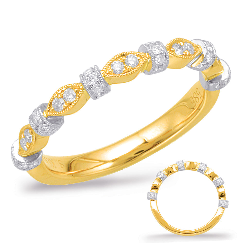 Yellow & White Gold Matching Band