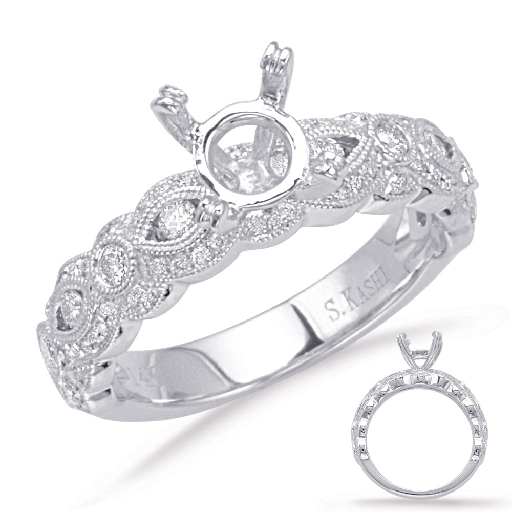 White Gold Engagement Ring