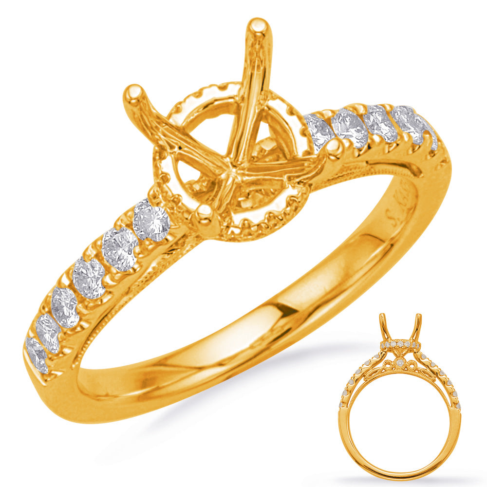Yellow Gold  Engagement Ring