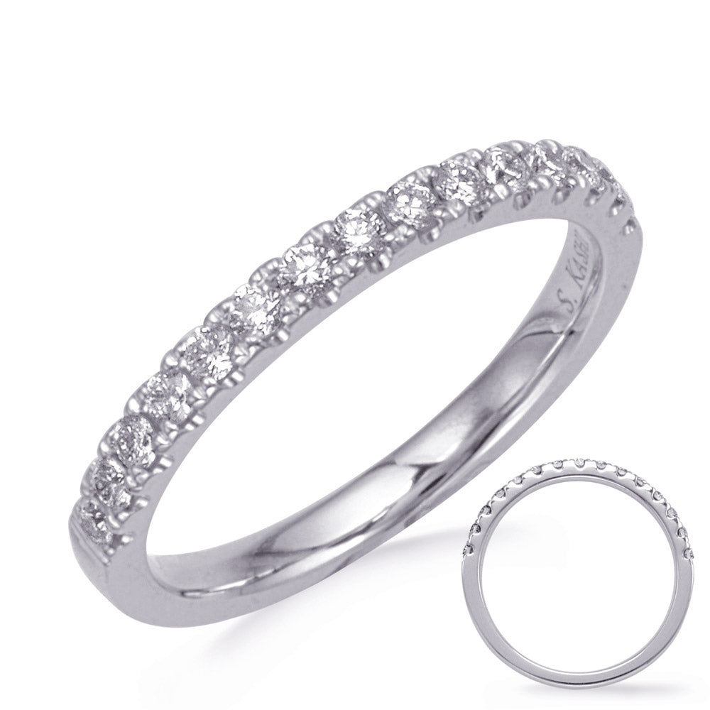White Gold Wedding Band