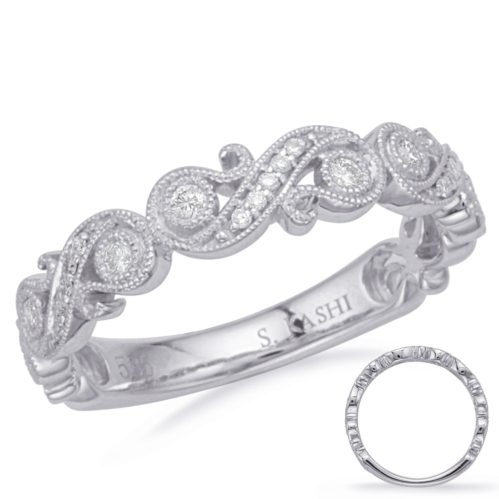 White Gold Matching Band