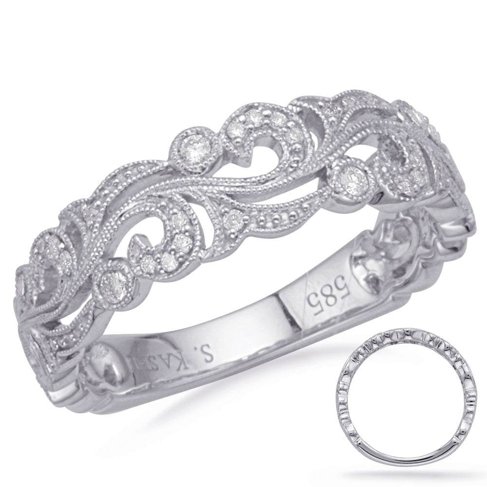 White Gold Matching Band