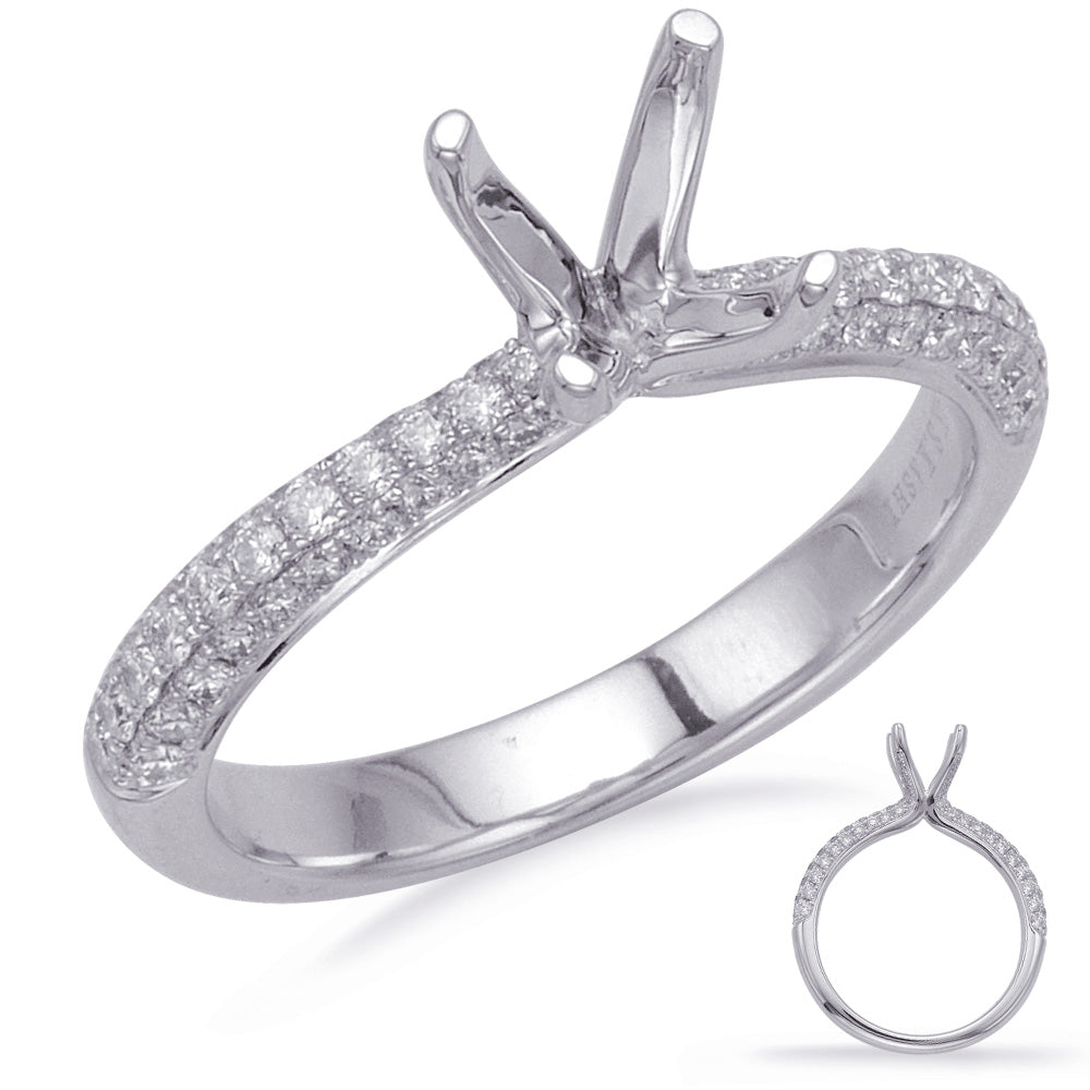 White Gold Engagement Ring