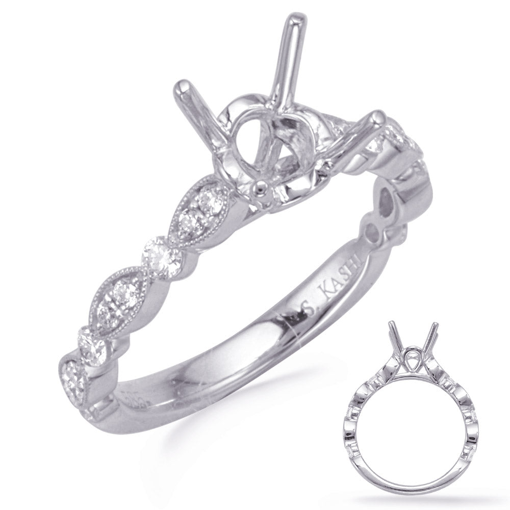 White Gold Engagement Ring