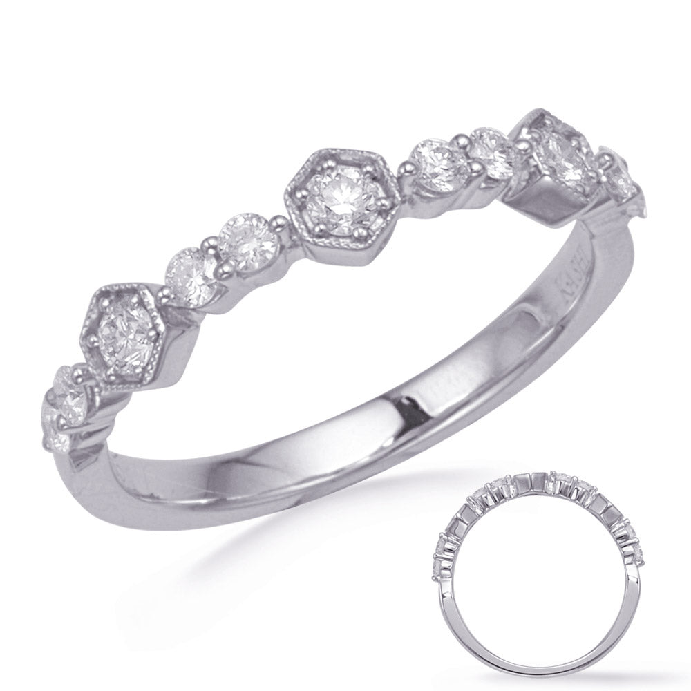 White Gold Matching Band