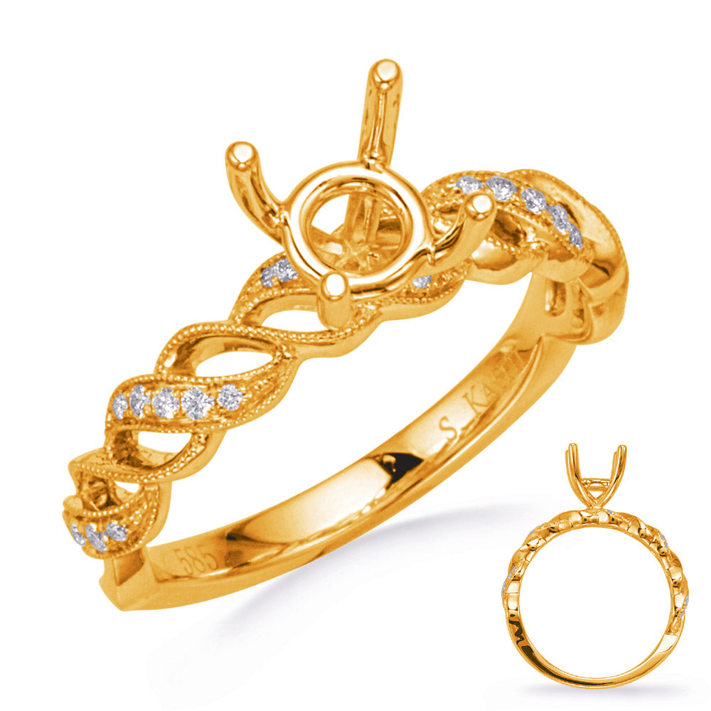 Yellow Gold Diamond Engagement Ring