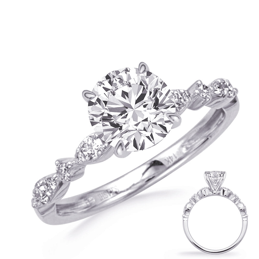 White Gold Engagement Ring