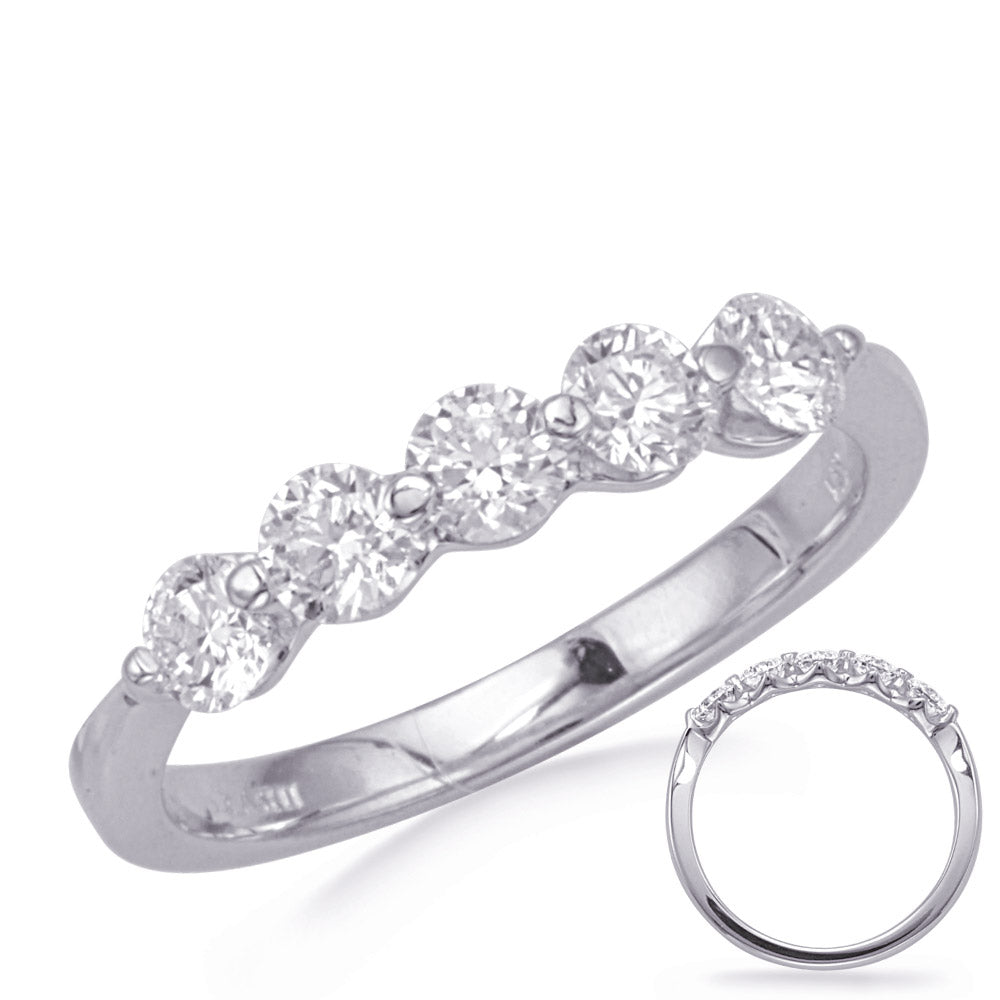 White Gold Wedding Band