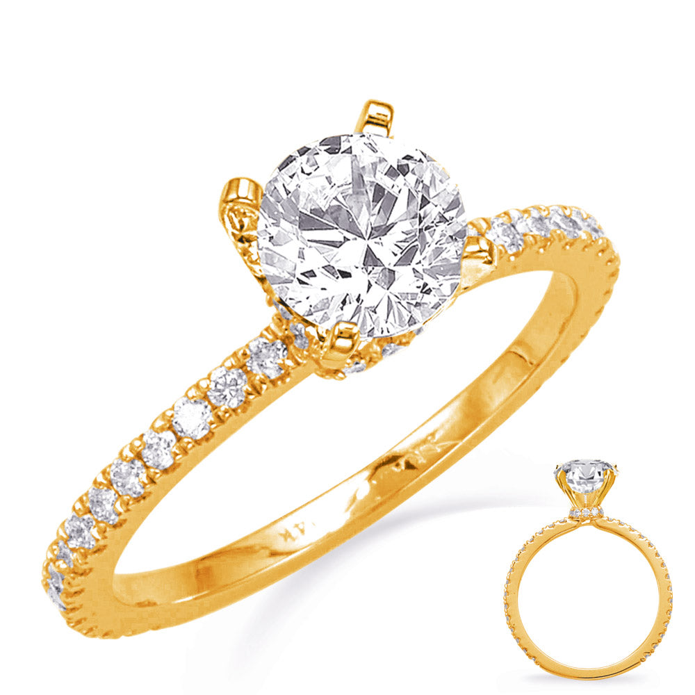 Yellow  Gold Engagement Ring
